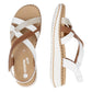 Remonte Women's Sandals D3J53-80 White Brown