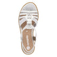 Remonte Women's Wedge Sandals Silver R6264
