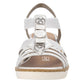 Remonte Women's Wedge Sandals Silver R6264