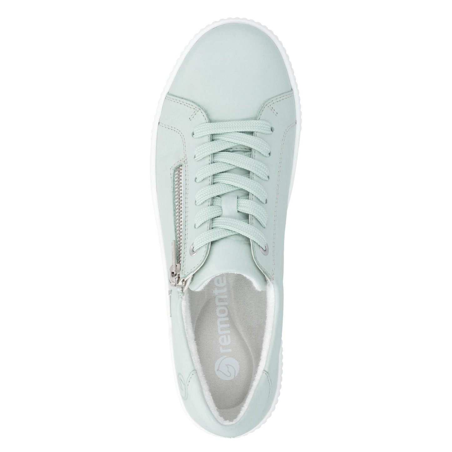 Remonte Women's Green Leather Trainers D0700
