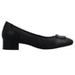 Rieker Women's Black Leather Court Shoes 43453-00