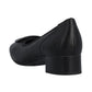 Rieker Women's Black Leather Court Shoes 43453-00