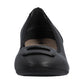 Rieker Women's Black Leather Court Shoes 43453-00