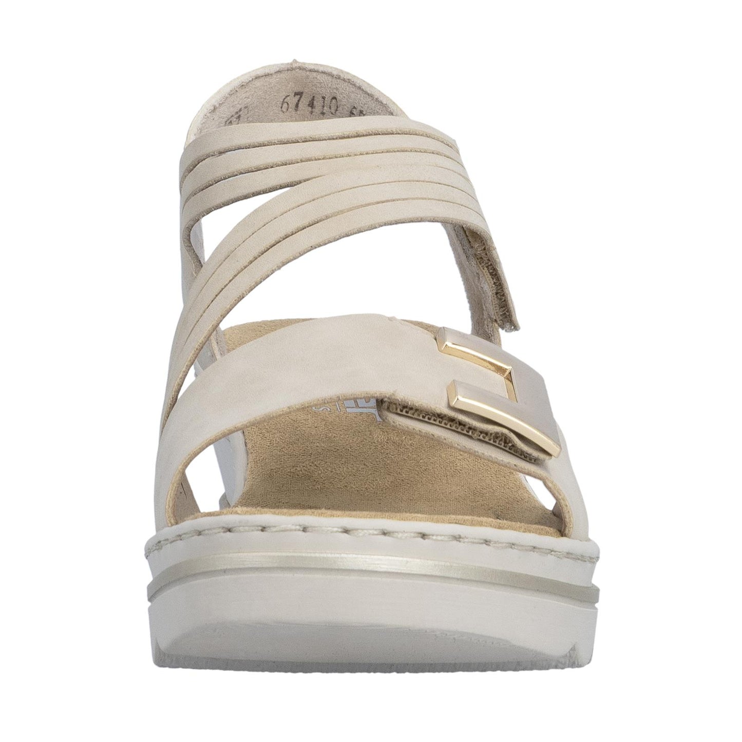 Rieker Women's Wedge Sandals Beige 67410