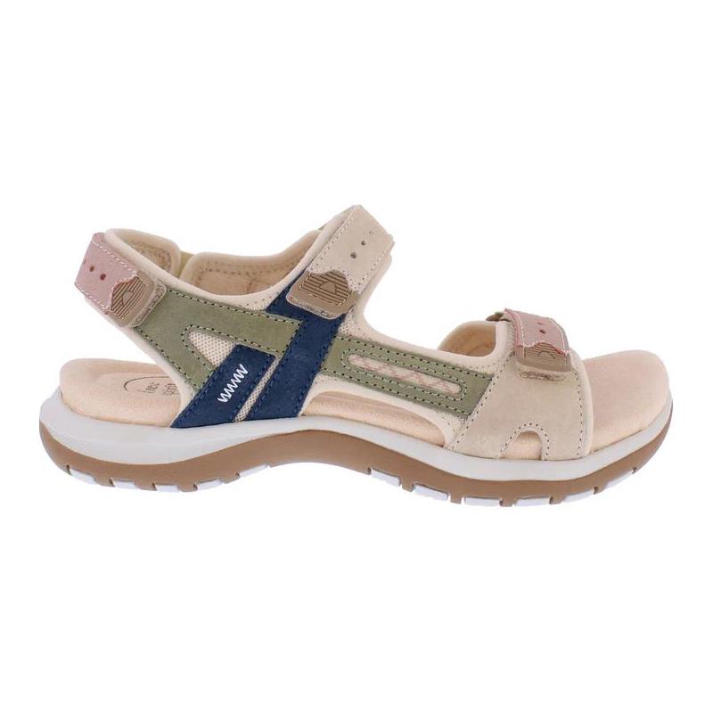 Free Spirit Ziri Parchment Suede Adjstable Sandals