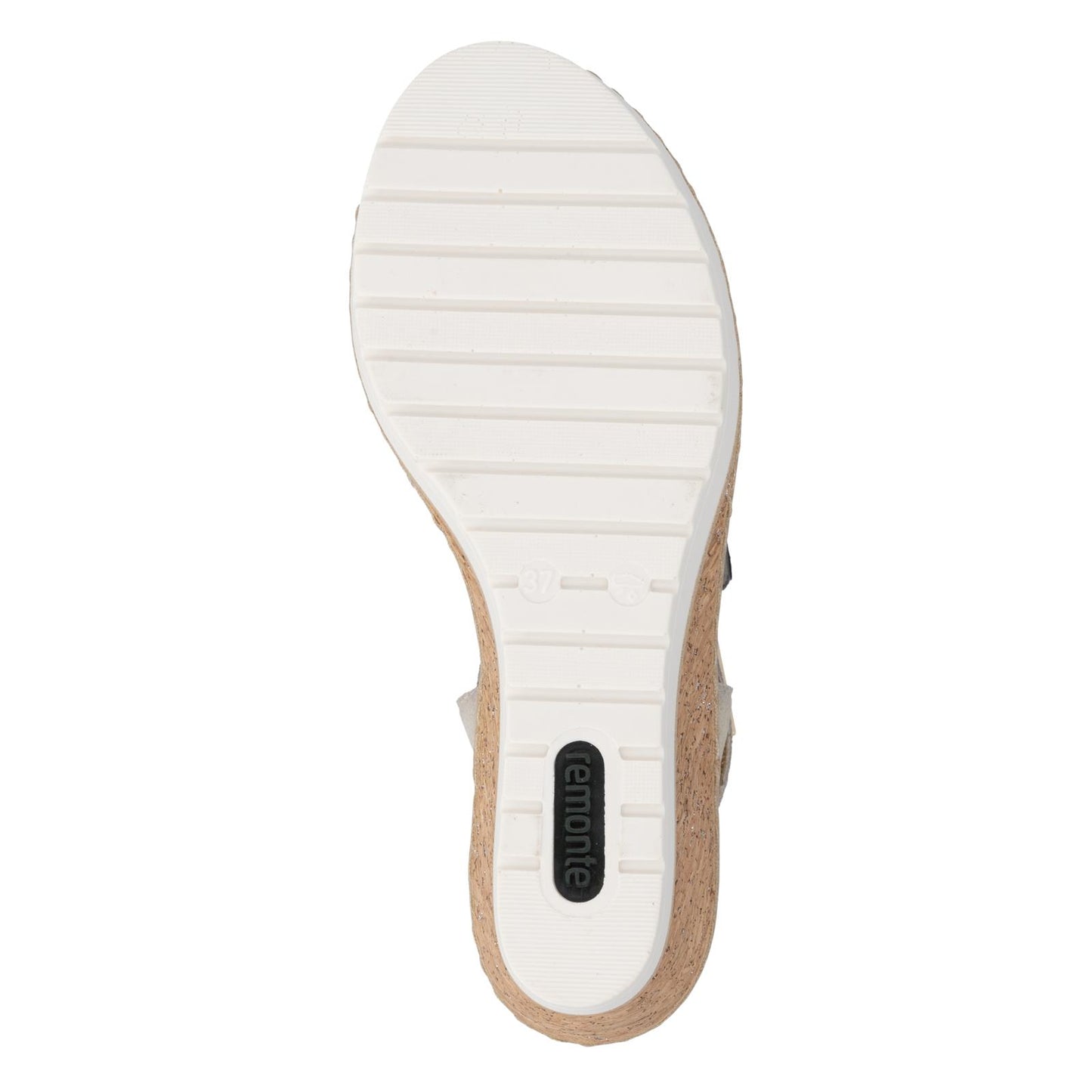 Remonte Women's Wedge Sandals Light Gold R6266