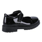 Hush Puppies Sabrina Jnr Black Patent School Shoes