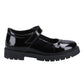 Hush Puppies Sabrina Jnr Black Patent School Shoes