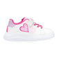 Lelli Kelly Agata White Pink Heart Trainers LKAA5622