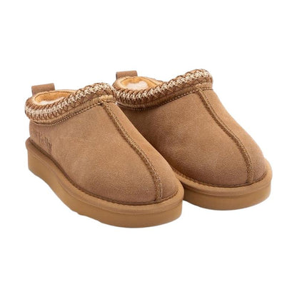 Lelli Kelly Lidia Girls Mule Slippers Brown LKHK5361