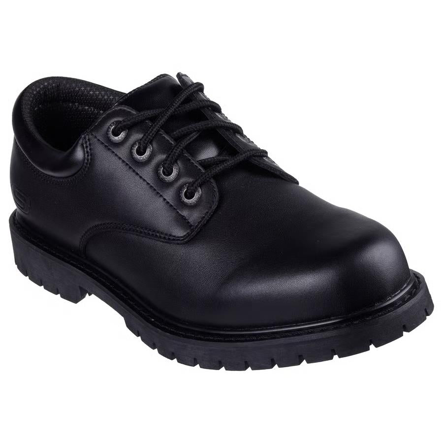 Skechers Men's Cottonwood Cantix Black Work Shoes 200251EC