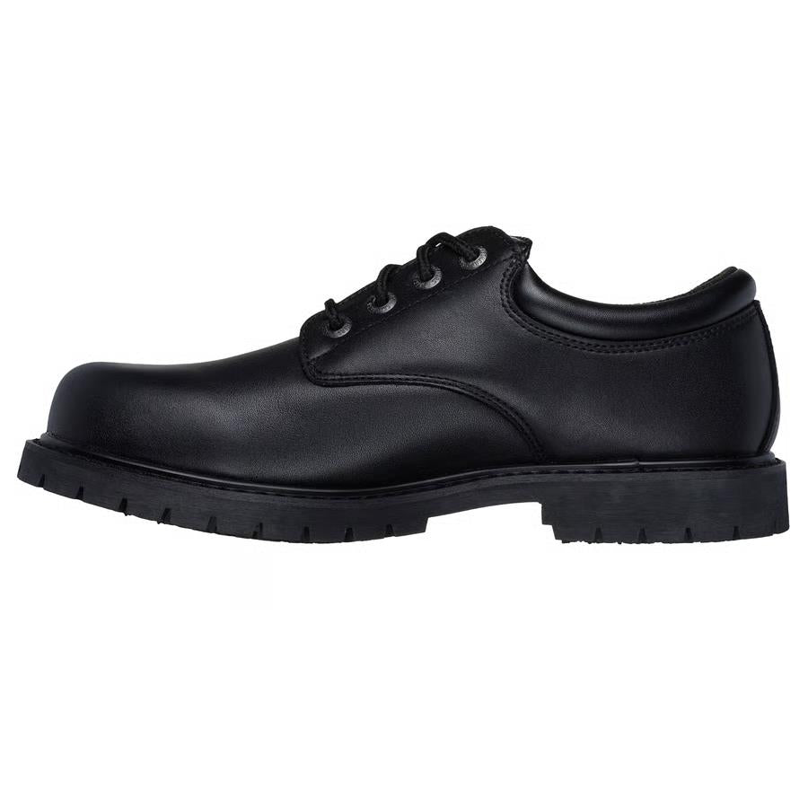 Skechers Men's Cottonwood Cantix Black Work Shoes 200251EC