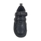 Little Green Feet Spider Boys Black School Shoes
