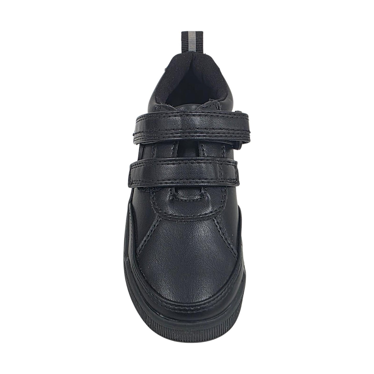 Little Green Feet Spider Boys Black School Shoes