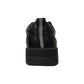 Little Green Feet Twist Boys Black School Shoes
