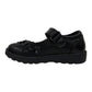 Little Green Feet Pretty Girls Black School Shoes