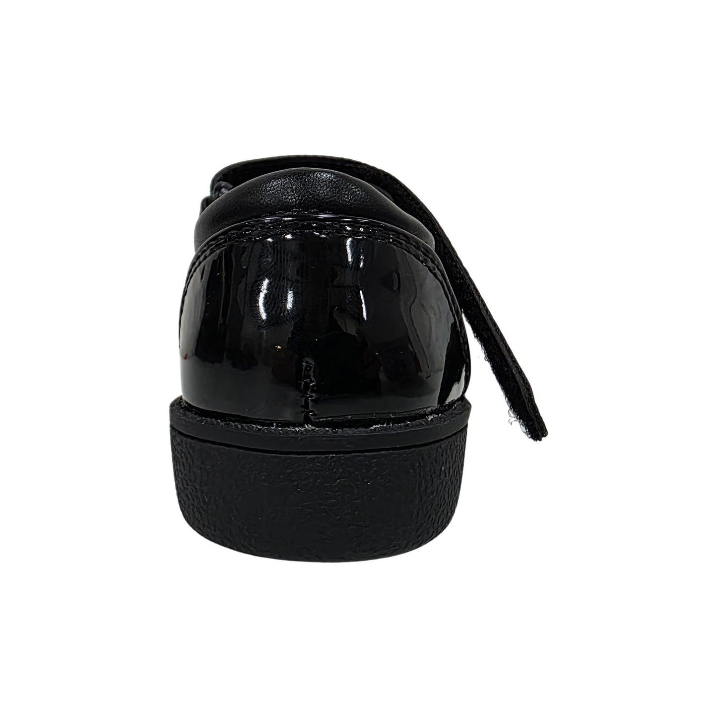 Little Green Feet Pretty Girls Black School Shoes
