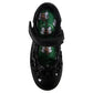 Little Green Feet Pretty Girls Black School Shoes