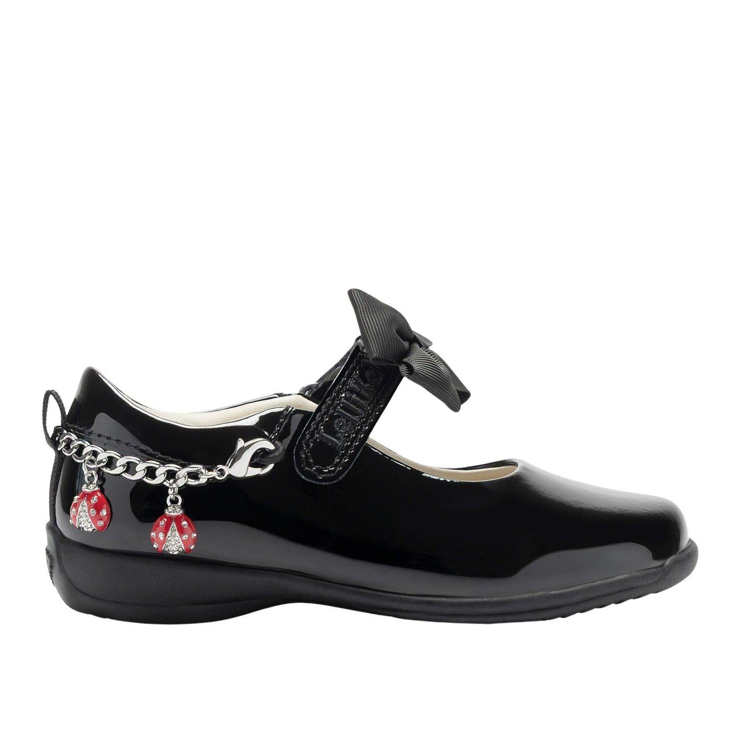 Lelli Kelly Ladybird F Fit Patent School Shoes LKSA8493