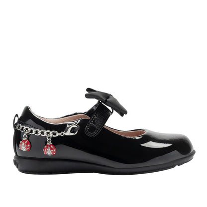 Lelli Kelly Ladybird G Fit Patent School Shoes LKSA8496