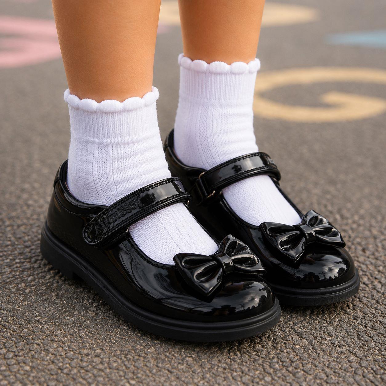 Lelli Kelly Billie Black Patent School Shoes LKSA8907