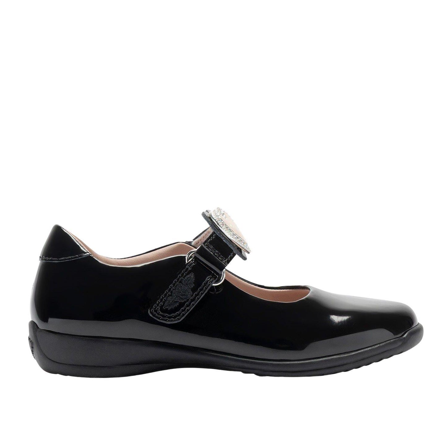 Lelli Kelly Sabrina F Fit Patent School Shoes LKSI8469 NE03