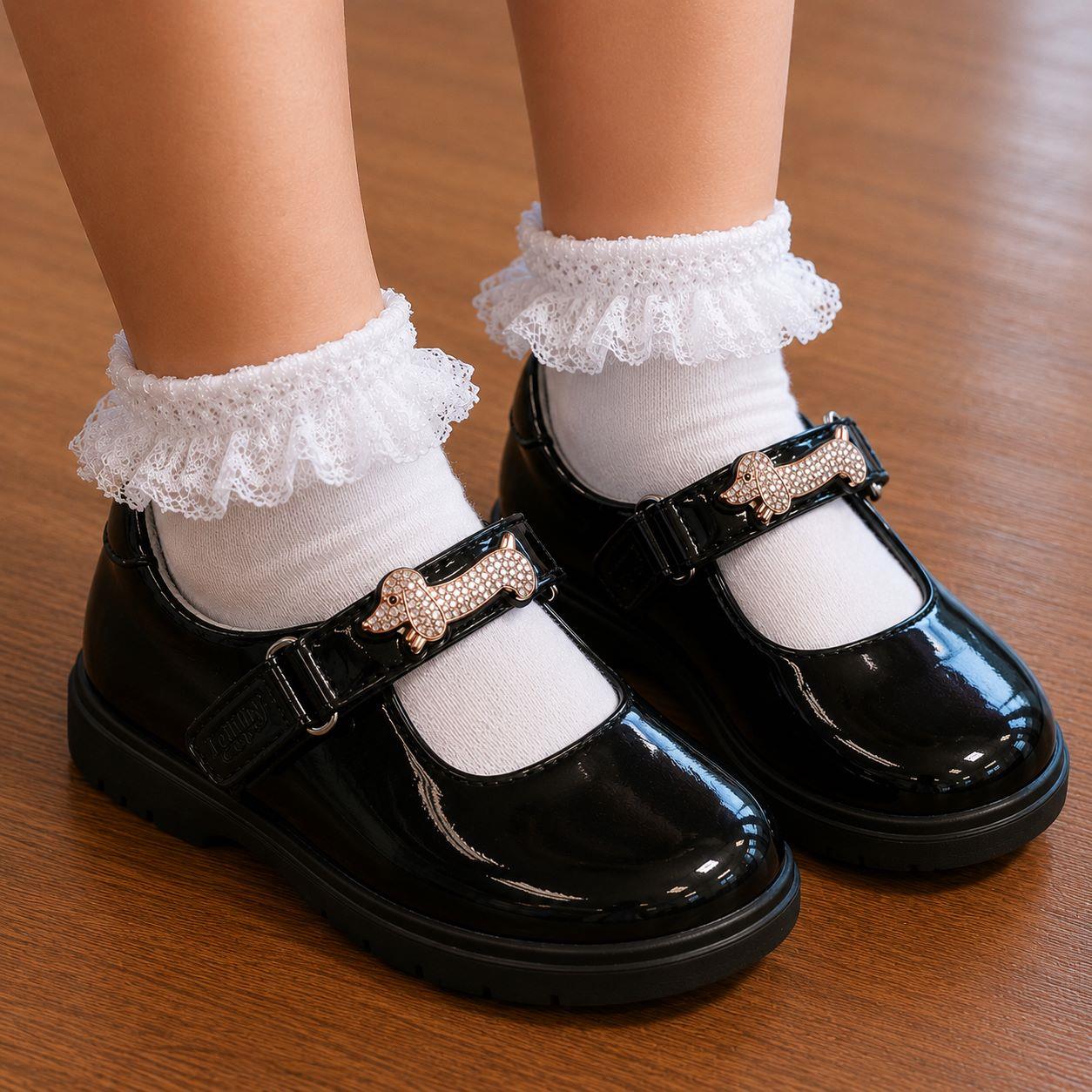 Lelli Kelly Taylor Patent School Shoes LKSI8966 NE03