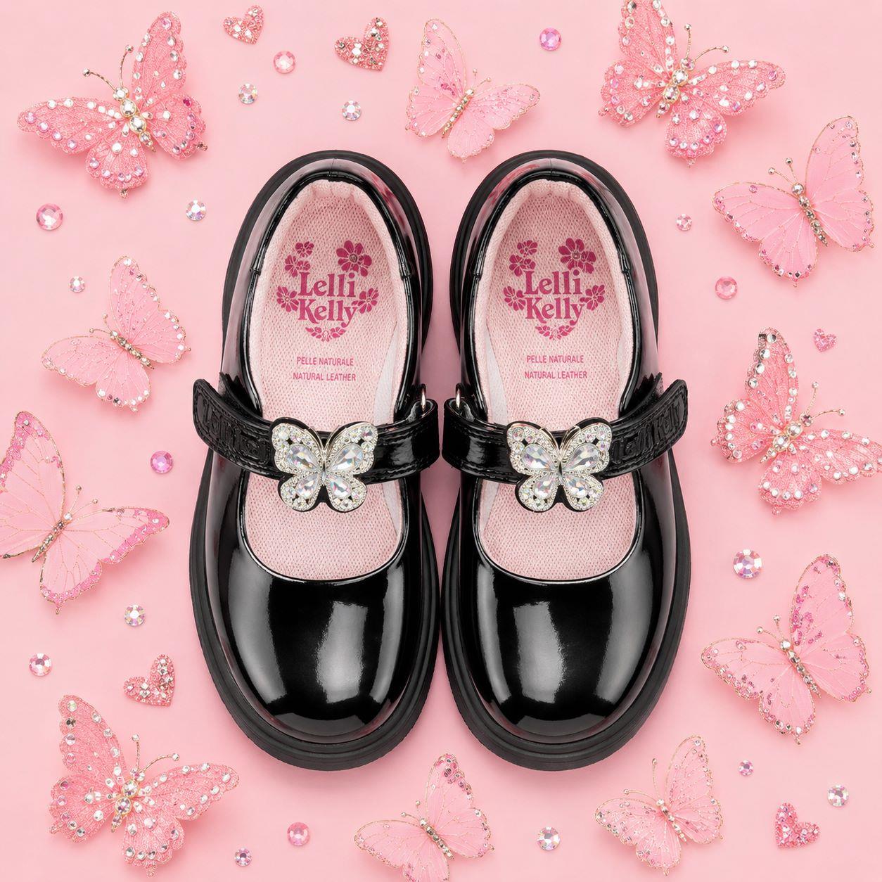 Lelli Kelly Selena Patent School Shoes LKSO8964