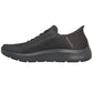 Skechers Mens Slip Ins Trainers Dark Grey Hands Up 216324/DKGY