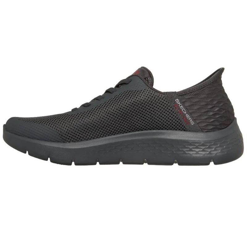 Skechers Mens Slip Ins Trainers Dark Grey Hands Up 216324/DKGY
