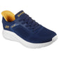 Skechers Slip-ins® Men's BOBS Sport Squad Chaos - Solid Step Navy Wide Fit Trainers 118312W/NVY