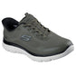 Skechers Mens Slip Ins Trainers Olive Black Summits-Leyter 233047/OLBK