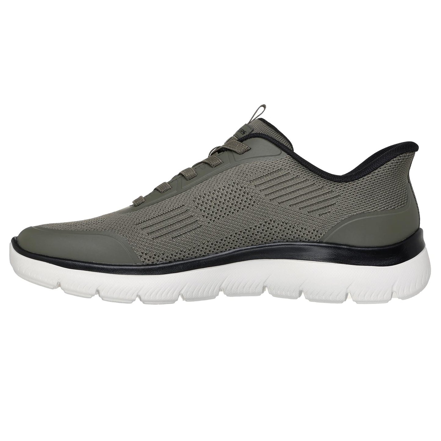 Skechers Mens Slip Ins Trainers Olive Black Summits-Leyter 233047/OLBK