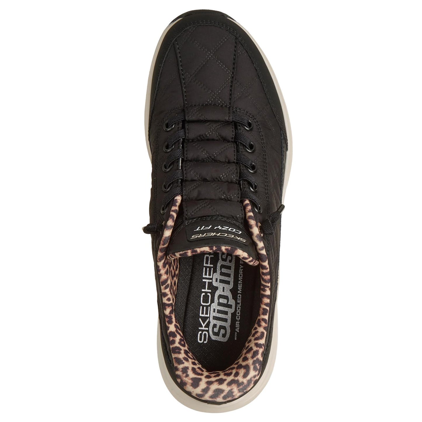 Skechers Women's Slip-ins: Contour Foam - Cozy Fit Leopard Dream Trainers 150419