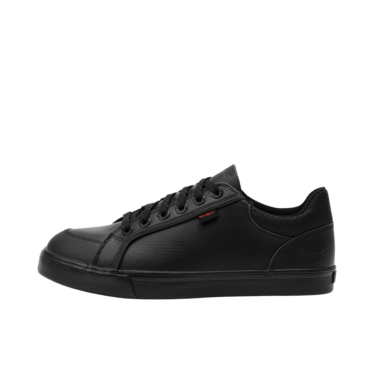 Kickers Tovni Lo Tek Text YU Casual Leather School Shoes