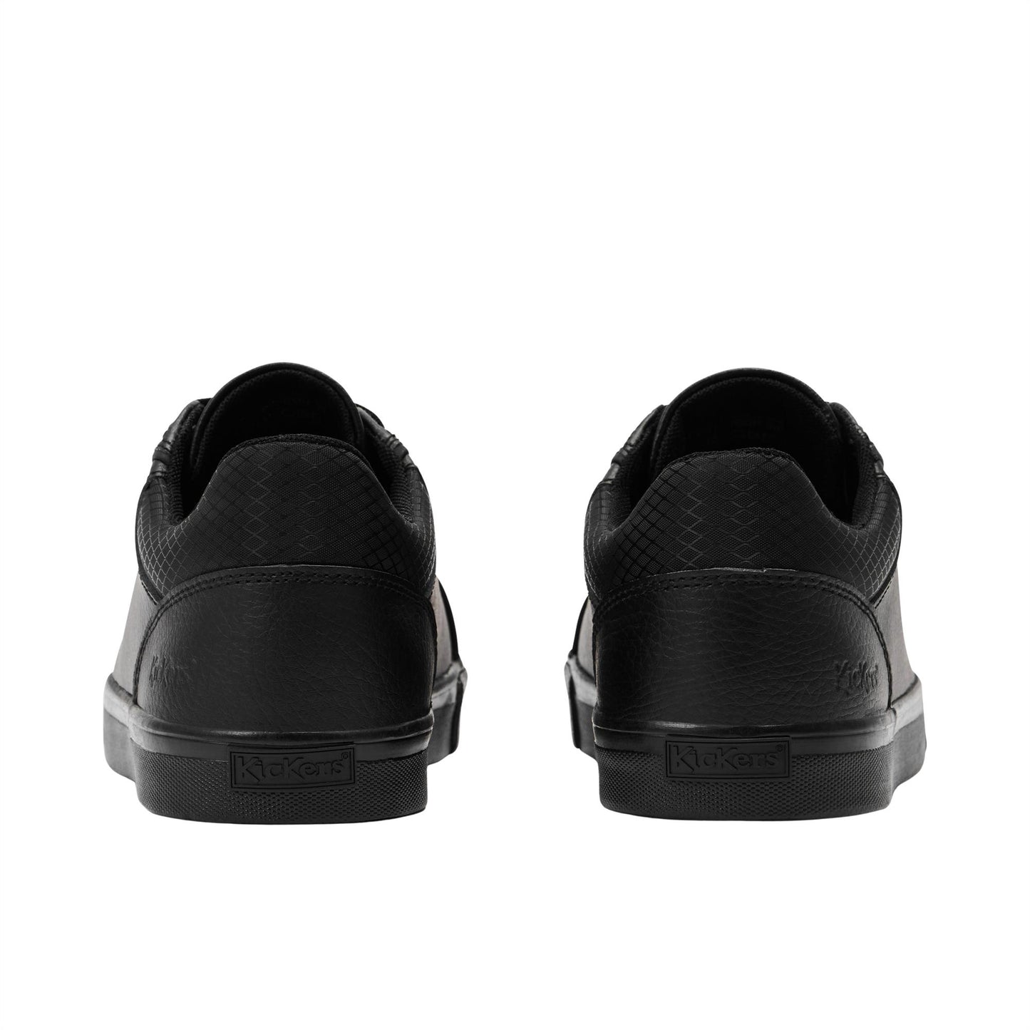 Kickers Tovni Lo Tek Text YU Casual Leather School Shoes