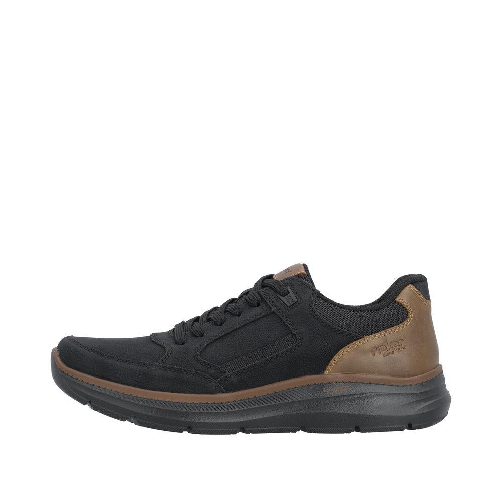 Rieker Men's Wide Fit Casual Lightsole Shoes B1801-00