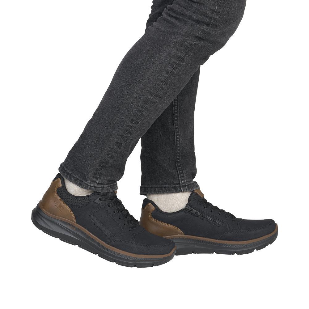 Rieker Men's Wide Fit Casual Lightsole Shoes B1801-00