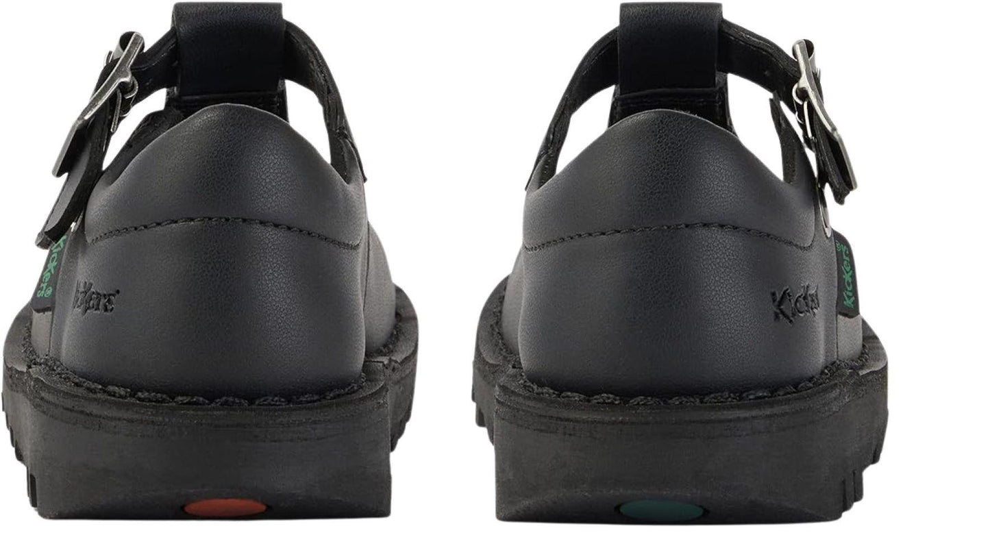 Kickers Kick T I Core Black School Shoes KF0000765BTW