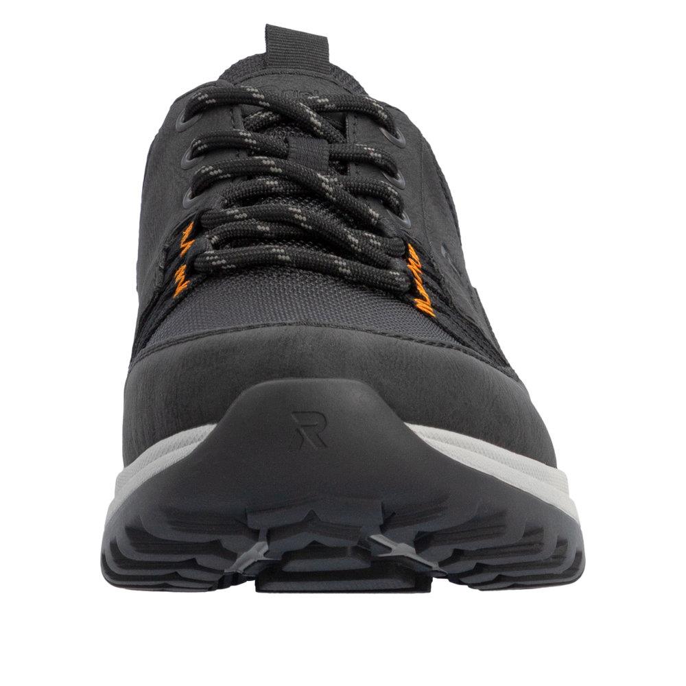 Rieker Men's Black Wide Fit Water Repellent Shoes