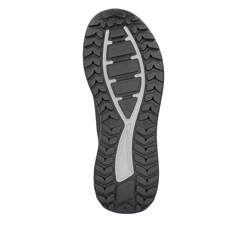 Rieker Men's Black Wide Fit Water Repellent Shoes