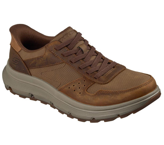 Skechers Mens Brown Garza Ultra Tyrell Slip Ins 205867/CML
