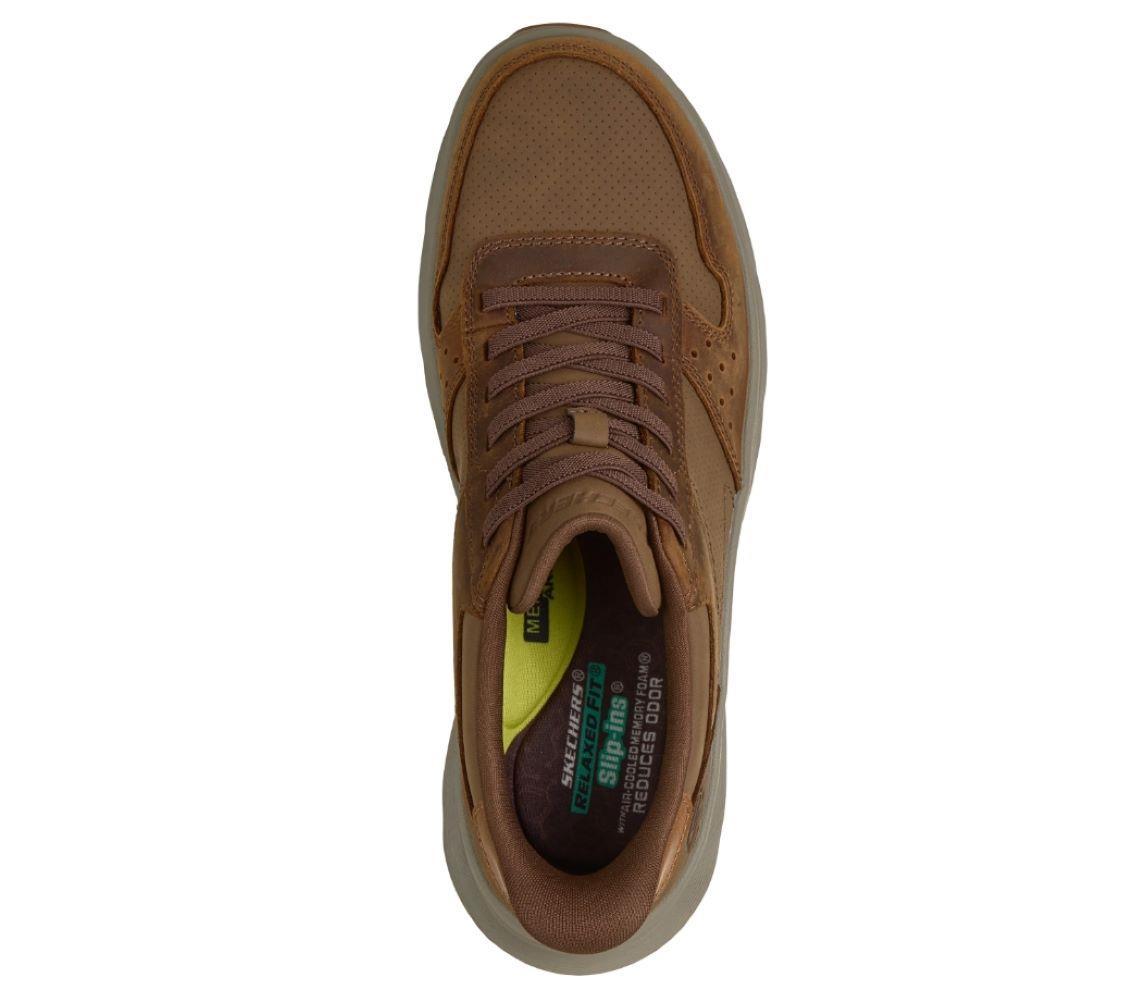 Skechers Mens Brown Garza Ultra Tyrell Slip Ins 205867/CML