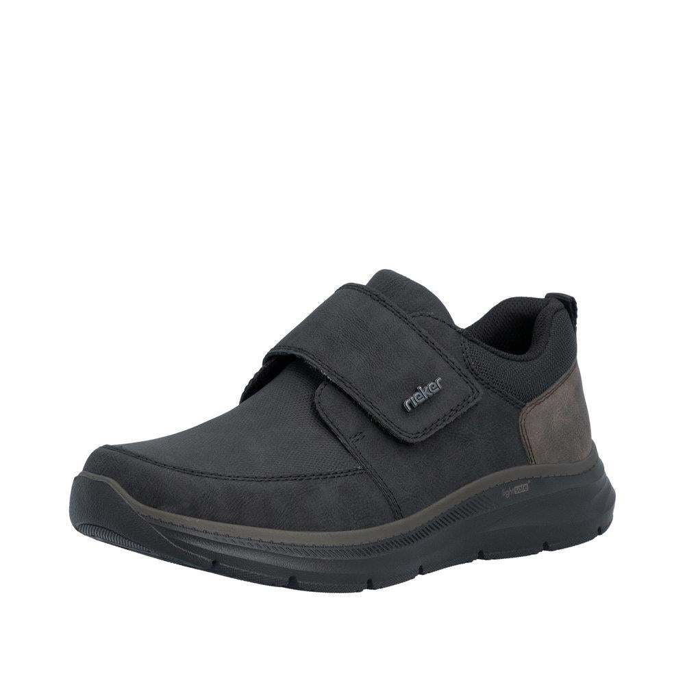 Rieker Men's Black Lightsole Slip-On Shoes