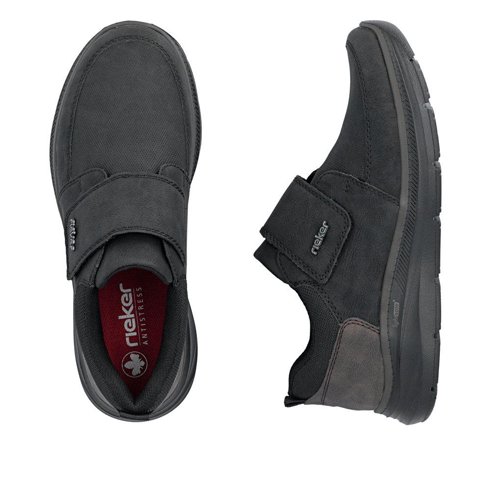 Rieker Men's Black Lightsole Slip-On Shoes