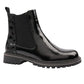 Lunar Women's Bessy Patent Leather Ankle Boots
