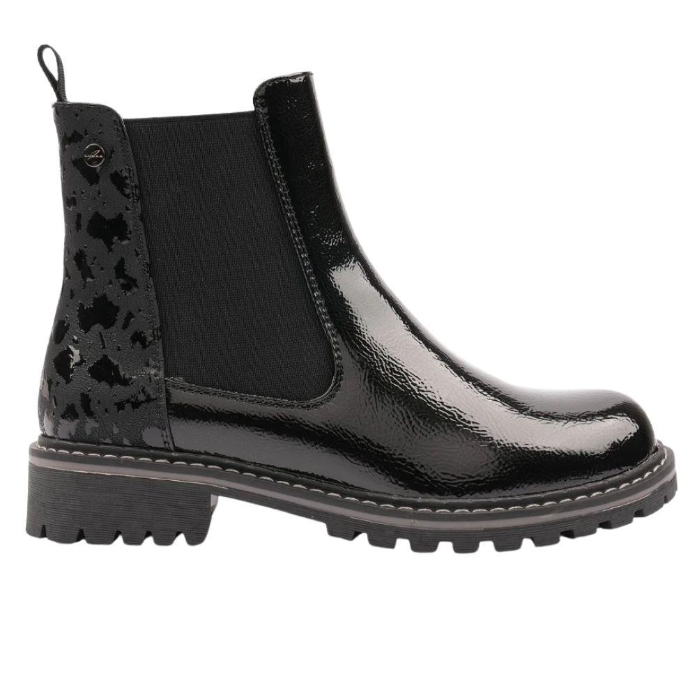 Lunar Women's Bessy Patent Leather Ankle Boots