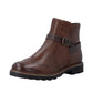 Remonte Women's Brown Leather Brogue Ankle Boots
