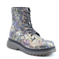 Heavenly Feet Women's Eva Floral 8 Eyelet Ankle Boots