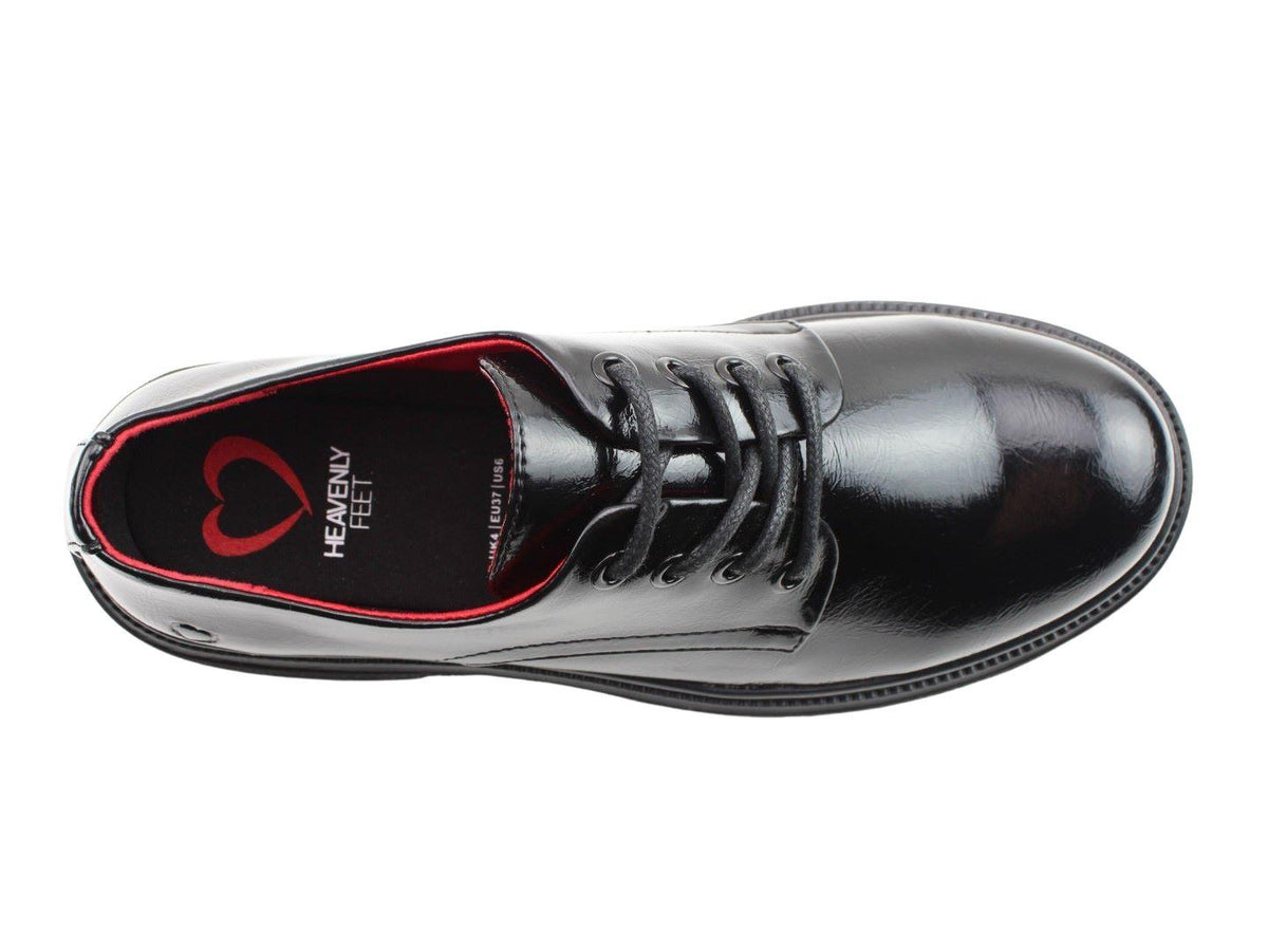 Heavenly Feet Women's Black Patent Karis Shoes